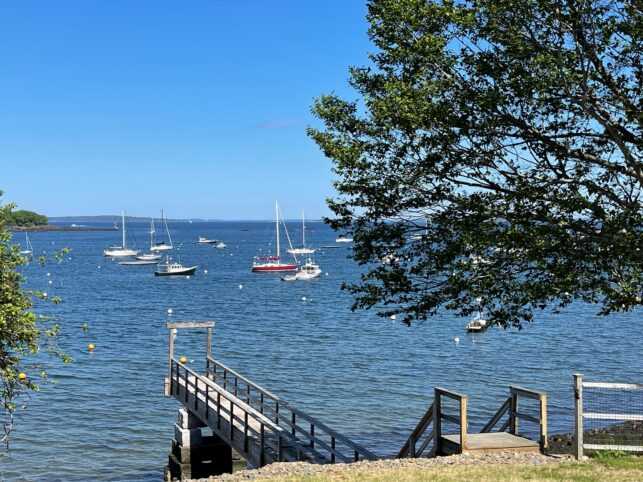 the water view in Maine